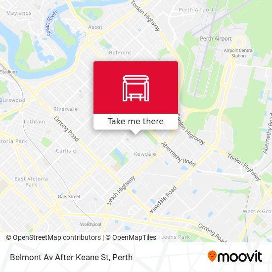 Belmont Av After Keane St map