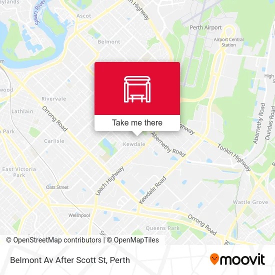 Belmont Av After Scott St map
