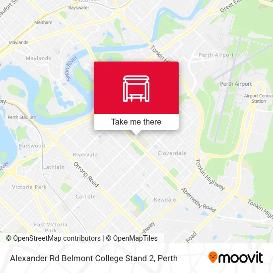 Mapa Alexander Rd Belmont College Stand 2