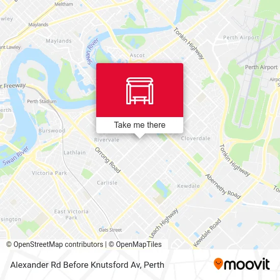 Mapa Alexander Rd Before Knutsford Av