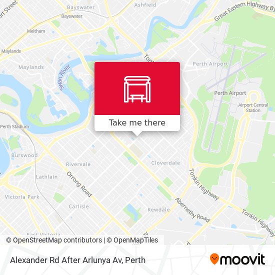 Alexander Rd After Arlunya Av map