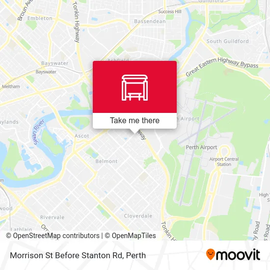 Mapa Morrison St Before Stanton Rd