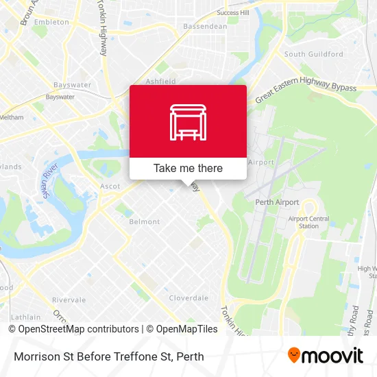 Mapa Morrison St Before Treffone St