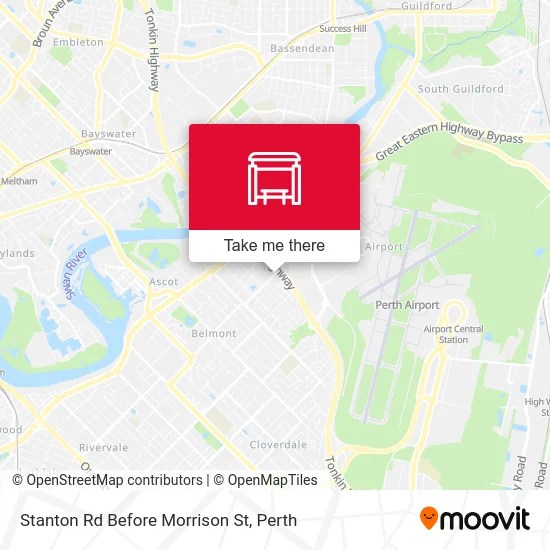 Mapa Stanton Rd Before Morrison St