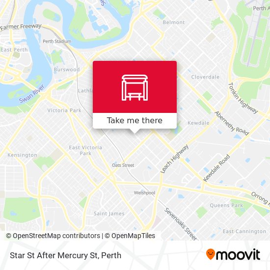 Star St After Mercury St map