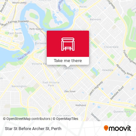 Star St Before Archer St map