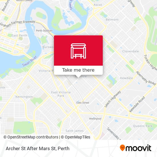Archer St After Mars St map
