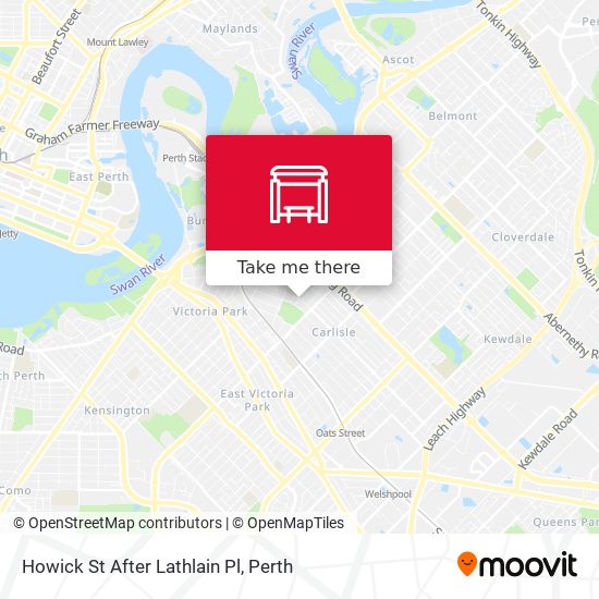Howick St After Lathlain Pl map