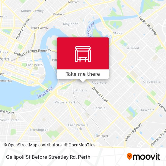 Gallipoli St Before Streatley Rd map