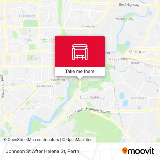 Mapa Johnson St After Helena St