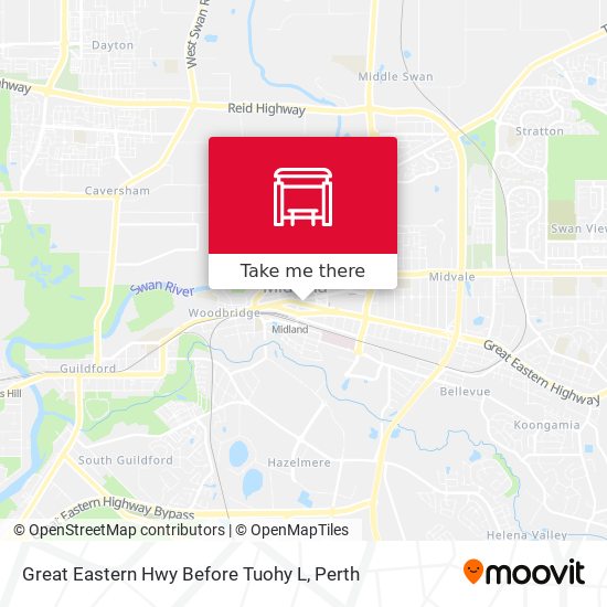 Great Eastern Hwy Before Tuohy L map