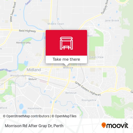 Morrison Rd After Gray Dr map