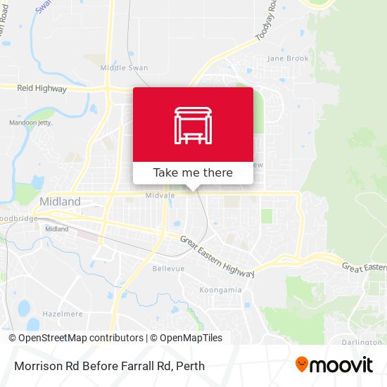 Morrison Rd Before Farrall Rd map