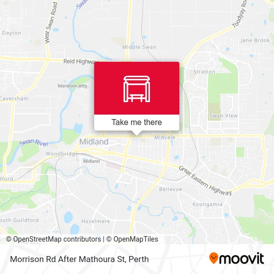 Mapa Morrison Rd After Mathoura St