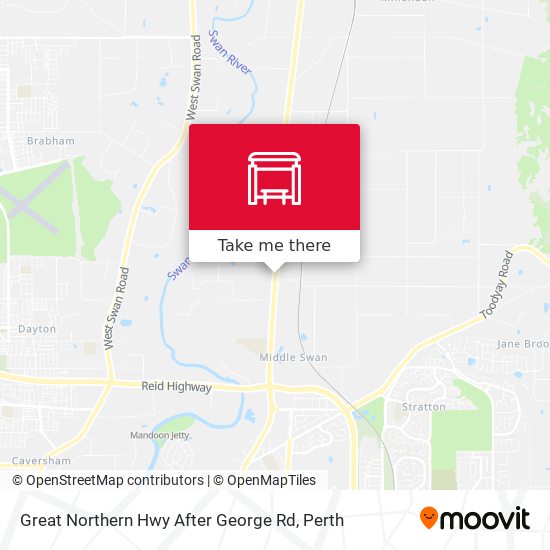 Great Northern Hwy After George Rd map
