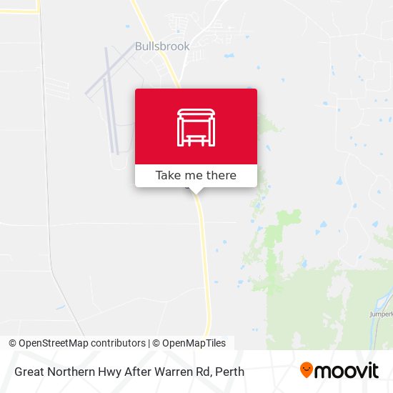 Great Northern Hwy After Warren Rd map