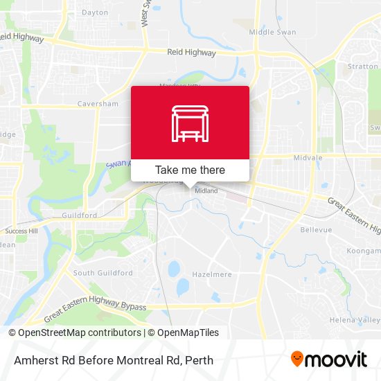 Amherst Rd Before Montreal Rd map