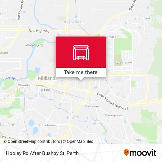 Hooley Rd After Bushby St map