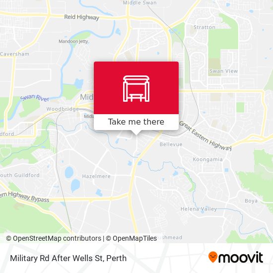 Military Rd After Wells St map