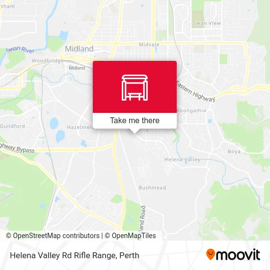 Mapa Helena Valley Rd Rifle Range