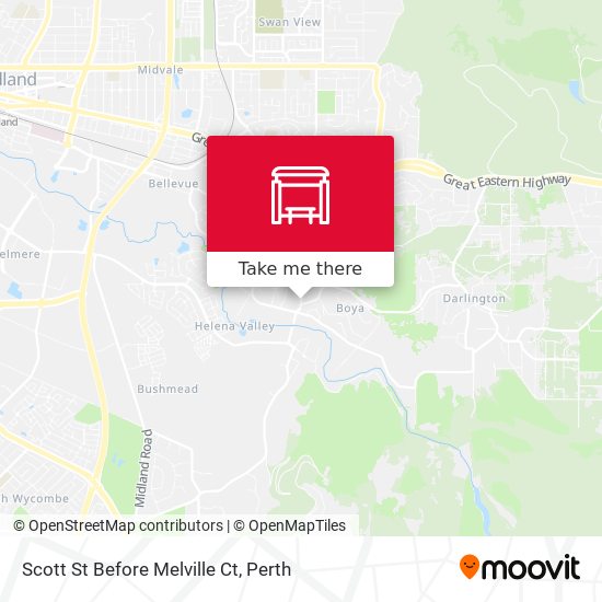 Scott St Before Melville Ct map