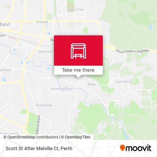 Scott St After Melville Ct map