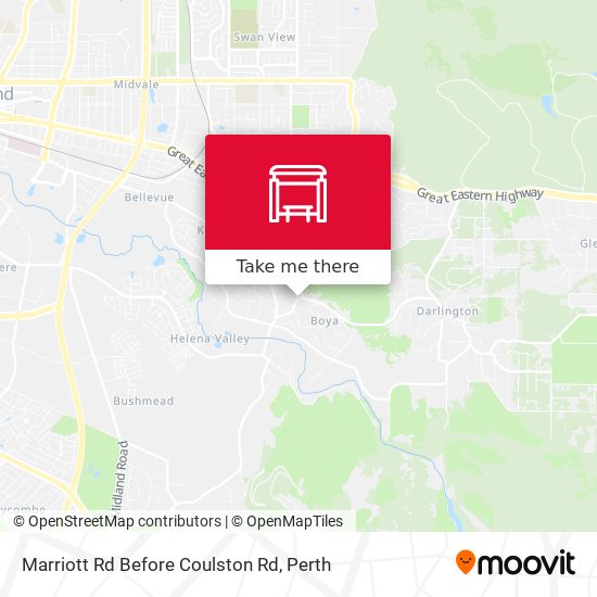 Marriott Rd Before Coulston Rd map
