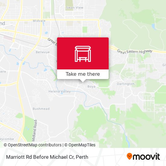 Marriott Rd Before Michael Cr map