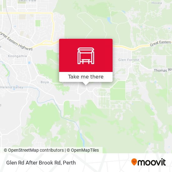 Glen Rd After Brook Rd map