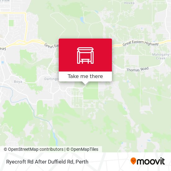 Ryecroft Rd After Duffield Rd map