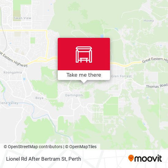 Lionel Rd After Bertram St map