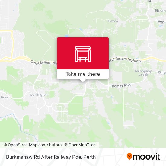 Burkinshaw Rd After Railway Pde map