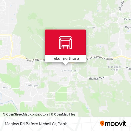 Mcglew Rd Before Nicholl St map