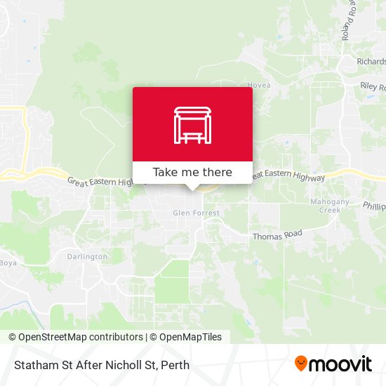Statham St After Nicholl St map