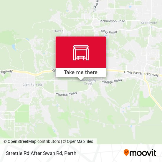 Strettle Rd After Swan Rd map