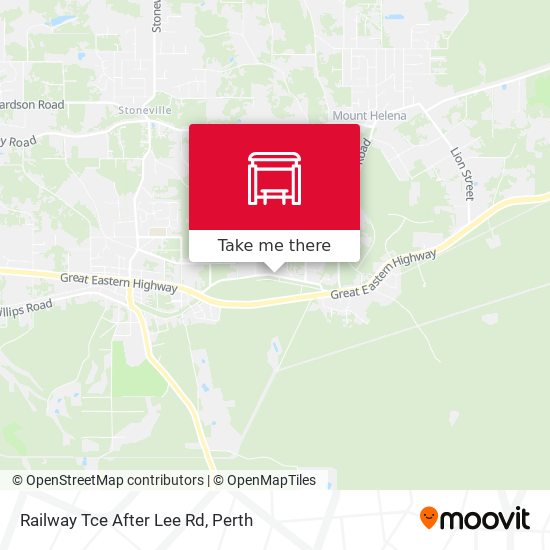 Railway Tce After Lee Rd map