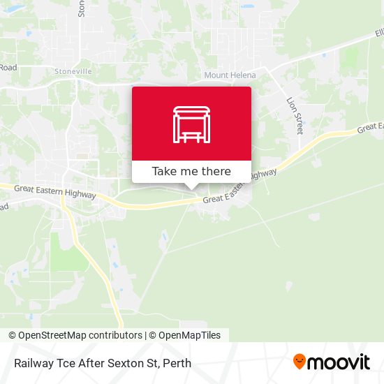 Railway Tce After Sexton St map