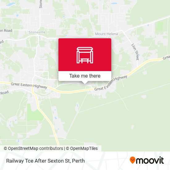 Railway Tce After Sexton St map