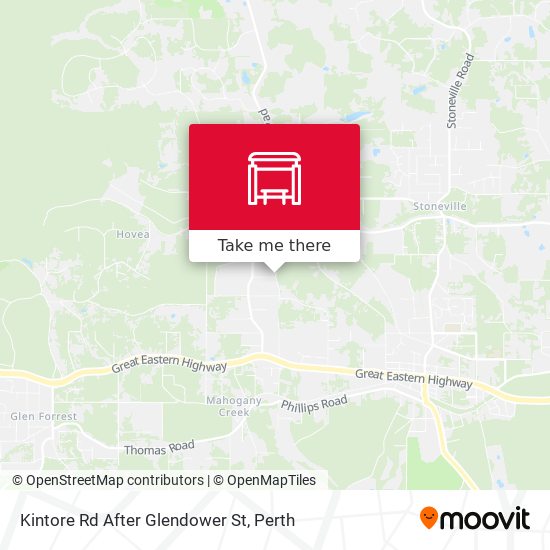 Kintore Rd After Glendower St map