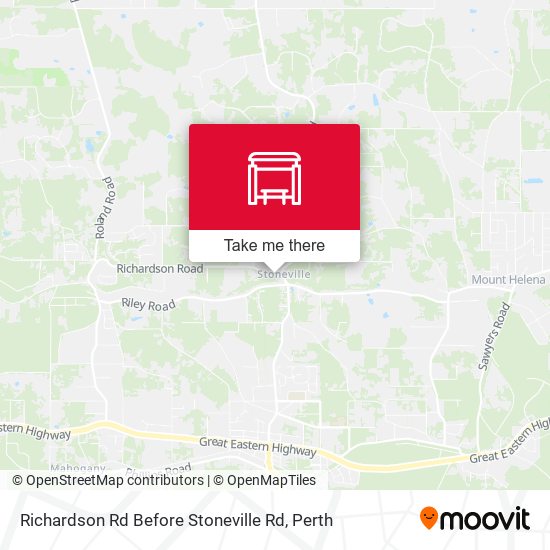 Richardson Rd Before Stoneville Rd map