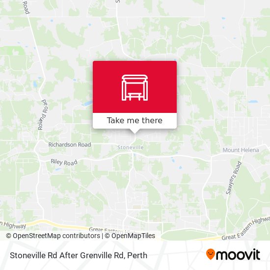 Stoneville Rd After Grenville Rd map