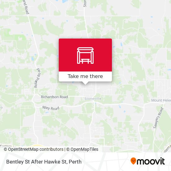 Bentley St After Hawke St map