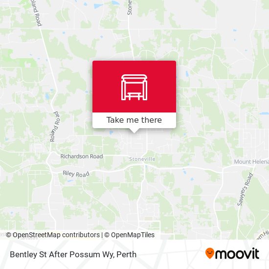 Bentley St After Possum Wy map