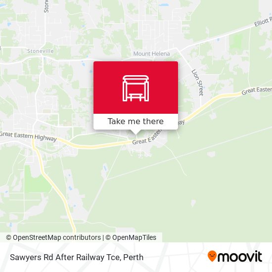 Sawyers Rd After Railway Tce map