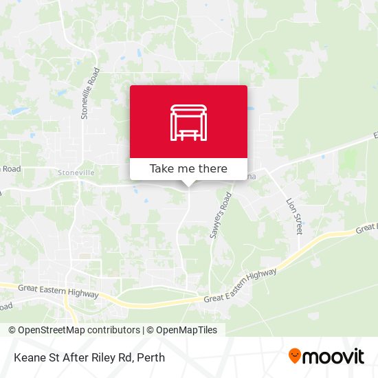 Keane St After Riley Rd map