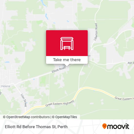 Elliott Rd Before Thomas St map