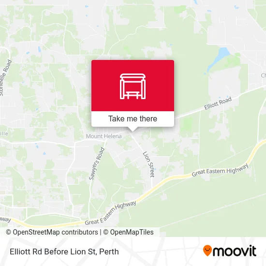 Mapa Elliott Rd Before Lion St