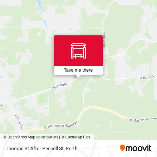 Thomas St After Pennell St map