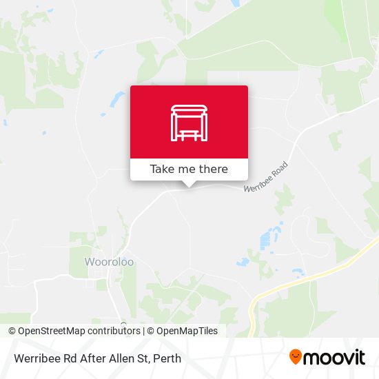 Werribee Rd After Allen St map