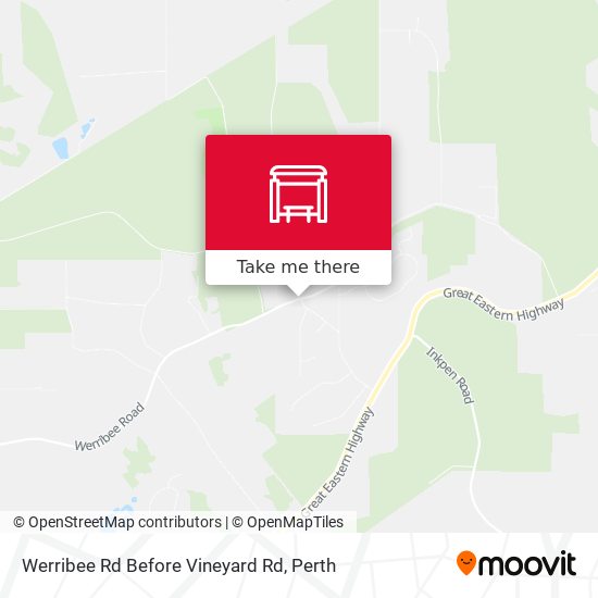 Werribee Rd Before Vineyard Rd map